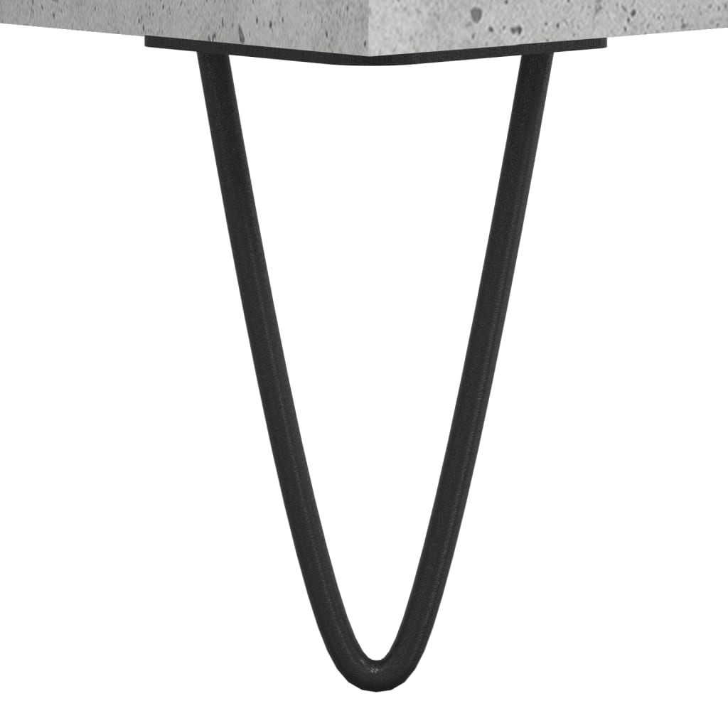 Tavolini Salotto 2pz Grigio Cemento 50x50x40 Legno Multistrato | homemem39