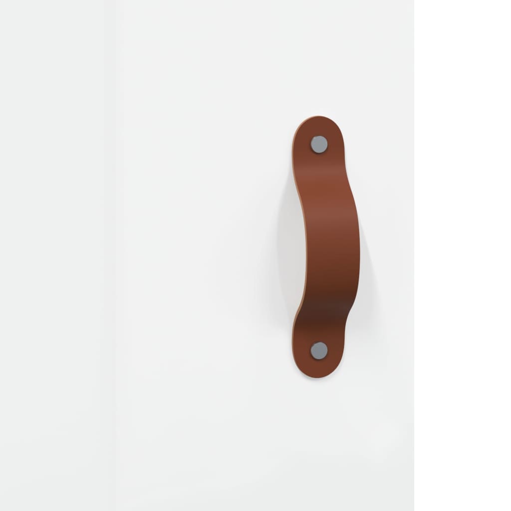 Mobile a Parete Bianco Lucido 34,5x34x90 cm | homemem39