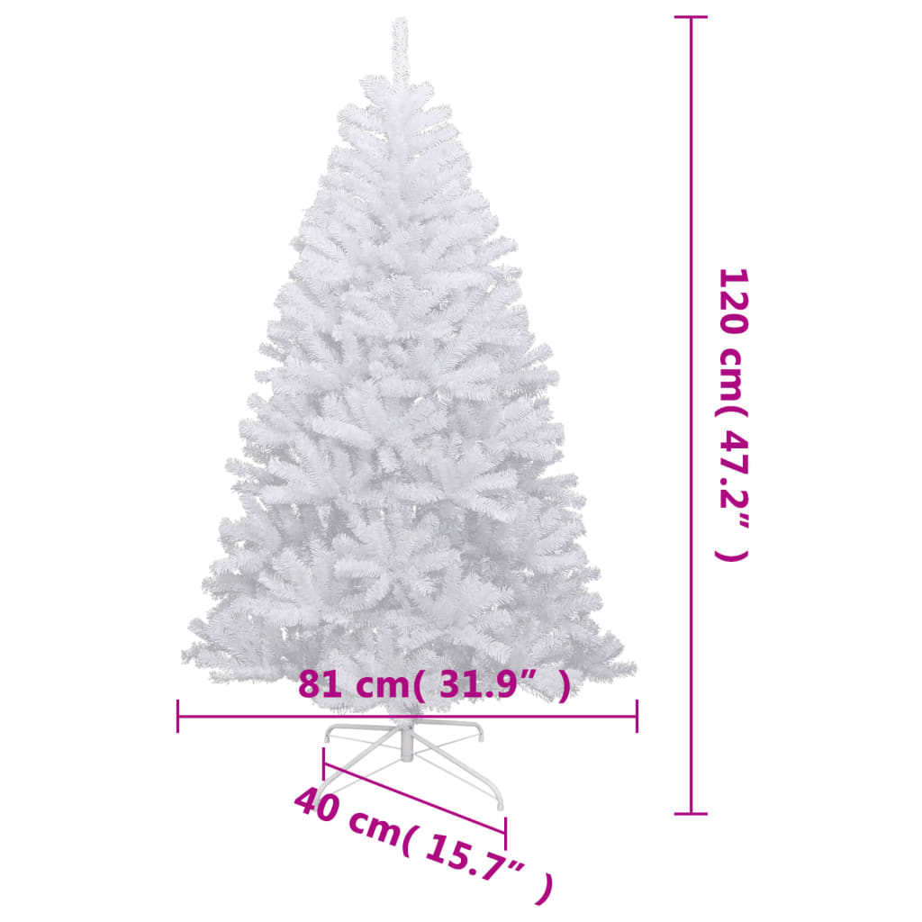 Albero Natale Artificiale Incernierato con Neve Fioccata 120 cm | homemem39