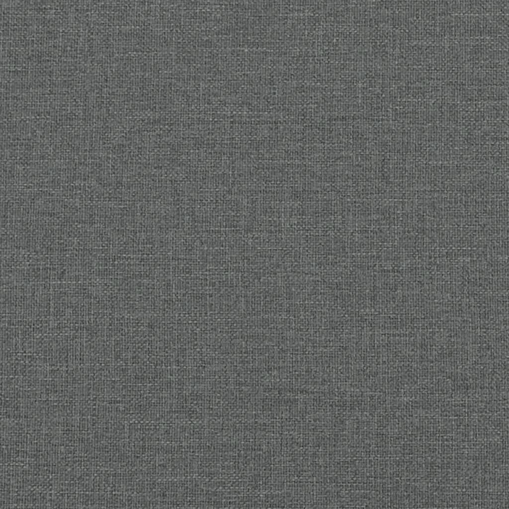 Divano Letto Estraibile Cassetti Grigio Scuro 90x190cm Tessuto | homemem39