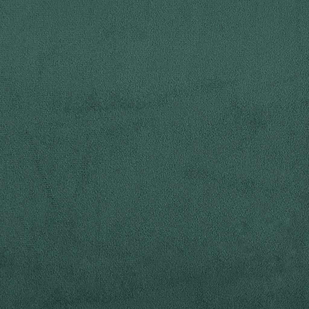Divano Letto Estraibile Cassetti Verde Scuro 80x200cm Velluto | homemem39