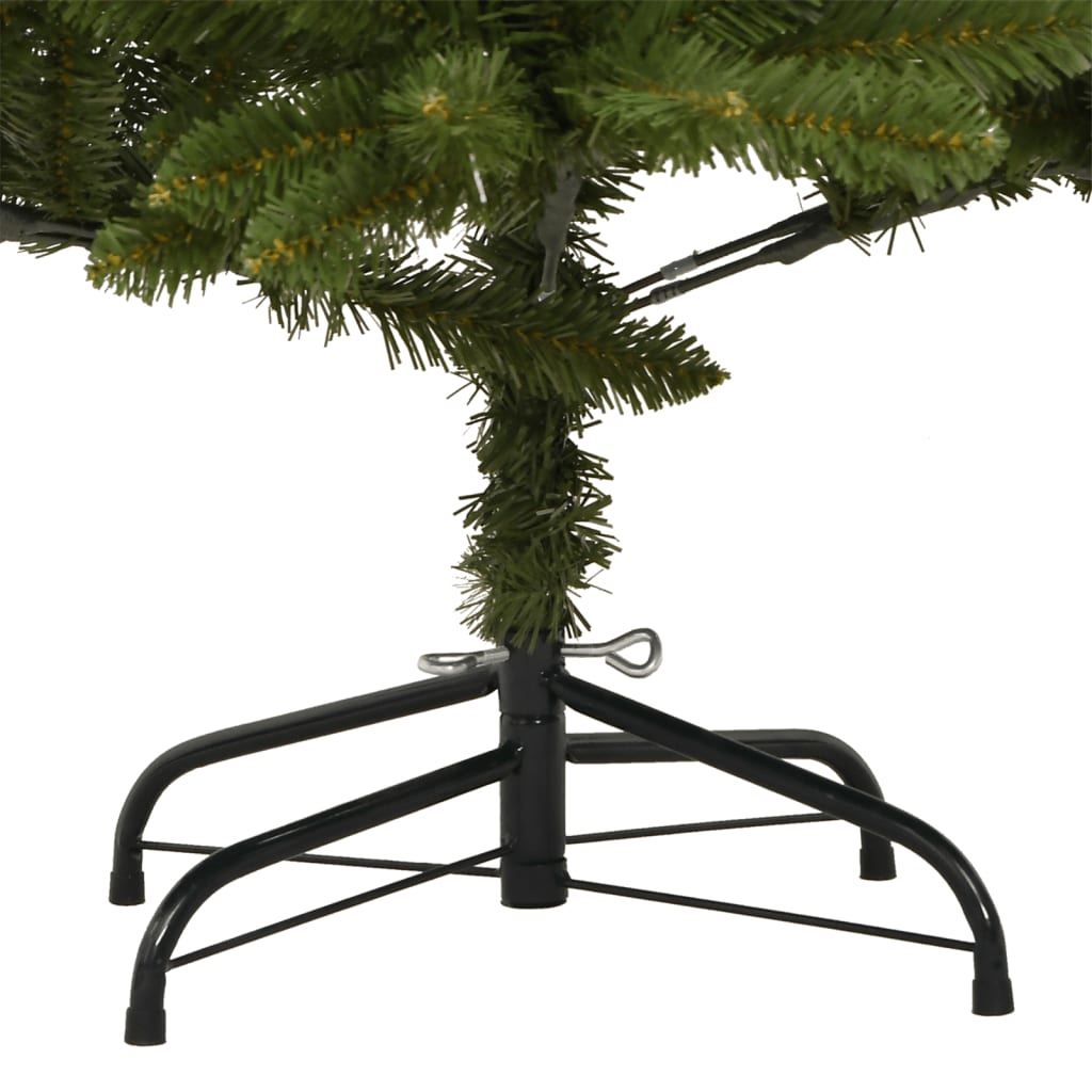 Albero di Natale Artificiale Incernierato con Base 240 cm