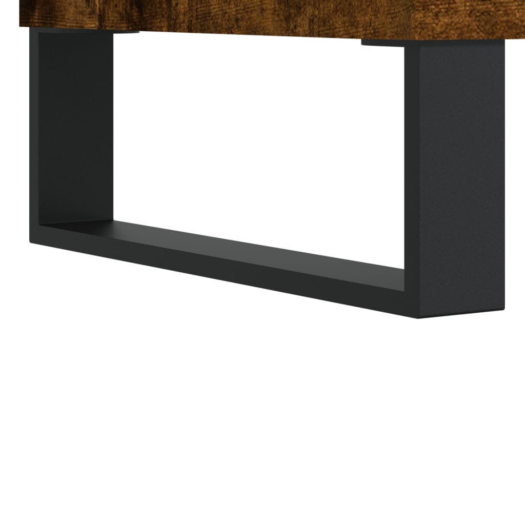 Credenza Rovere Fumo 69,5x34x180 cm in Legno Multistrato | homemem39