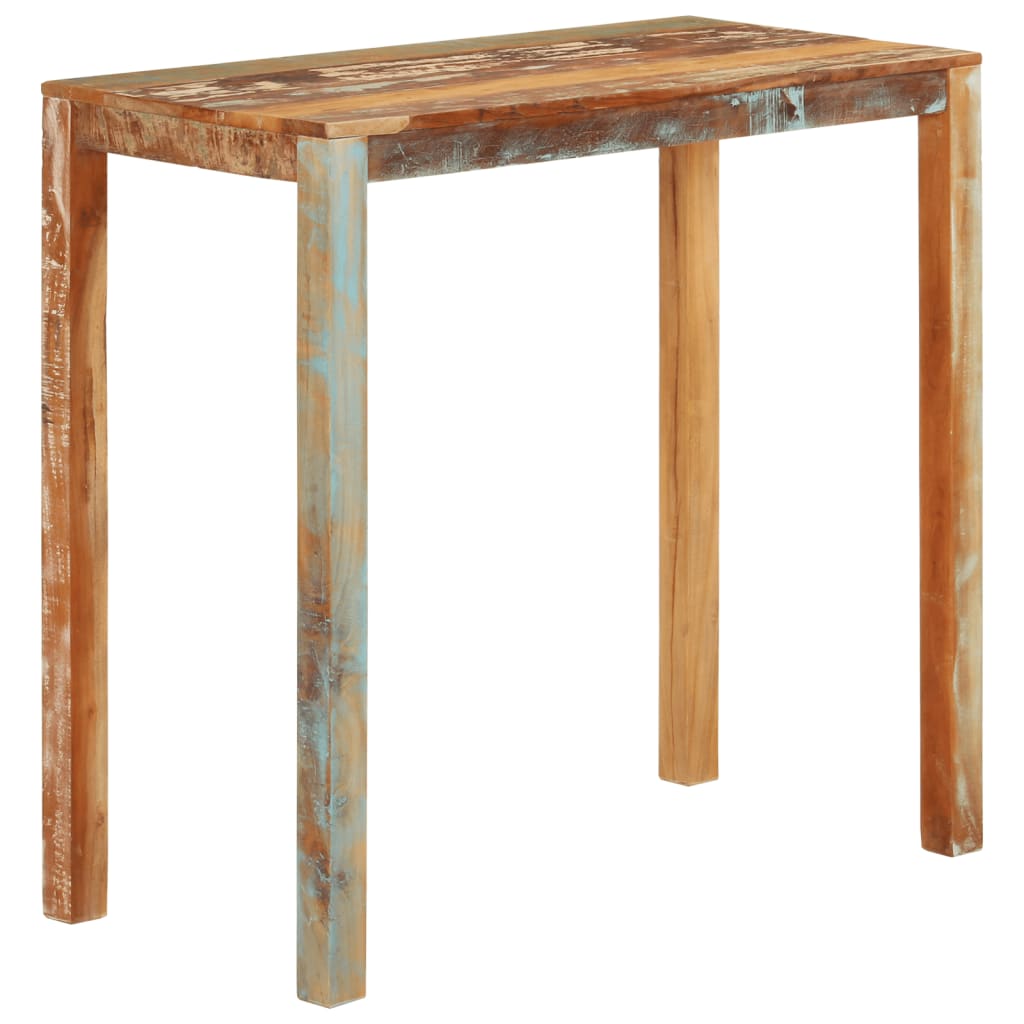 Tavolo da Bar 112x55x108 cm in Legno Massello di Recupero | homemem39