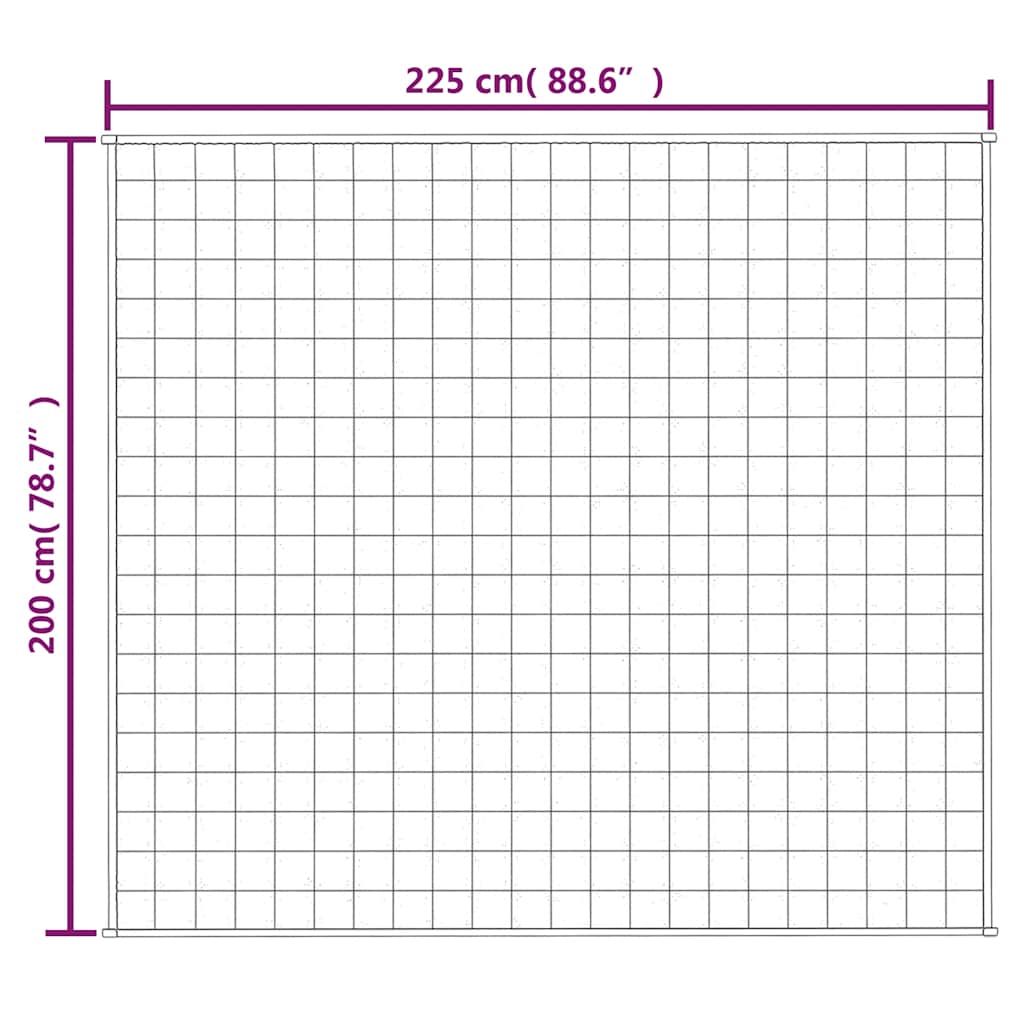 Coperta Ponderata Crema Chiaro 200x225 cm 9 kg Tessuto | homemem39