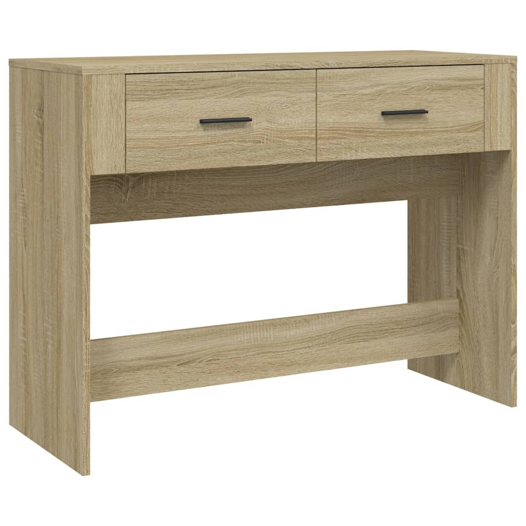 Tavolo Consolle Rovere Sonoma 100x39x75 cm in Legno Multistrato