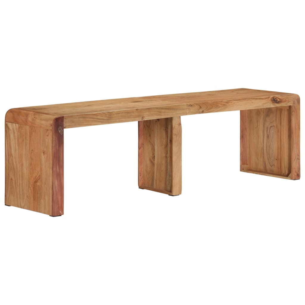 Panca 160x38x45 cm in Legno Massello di Acacia | homemem39