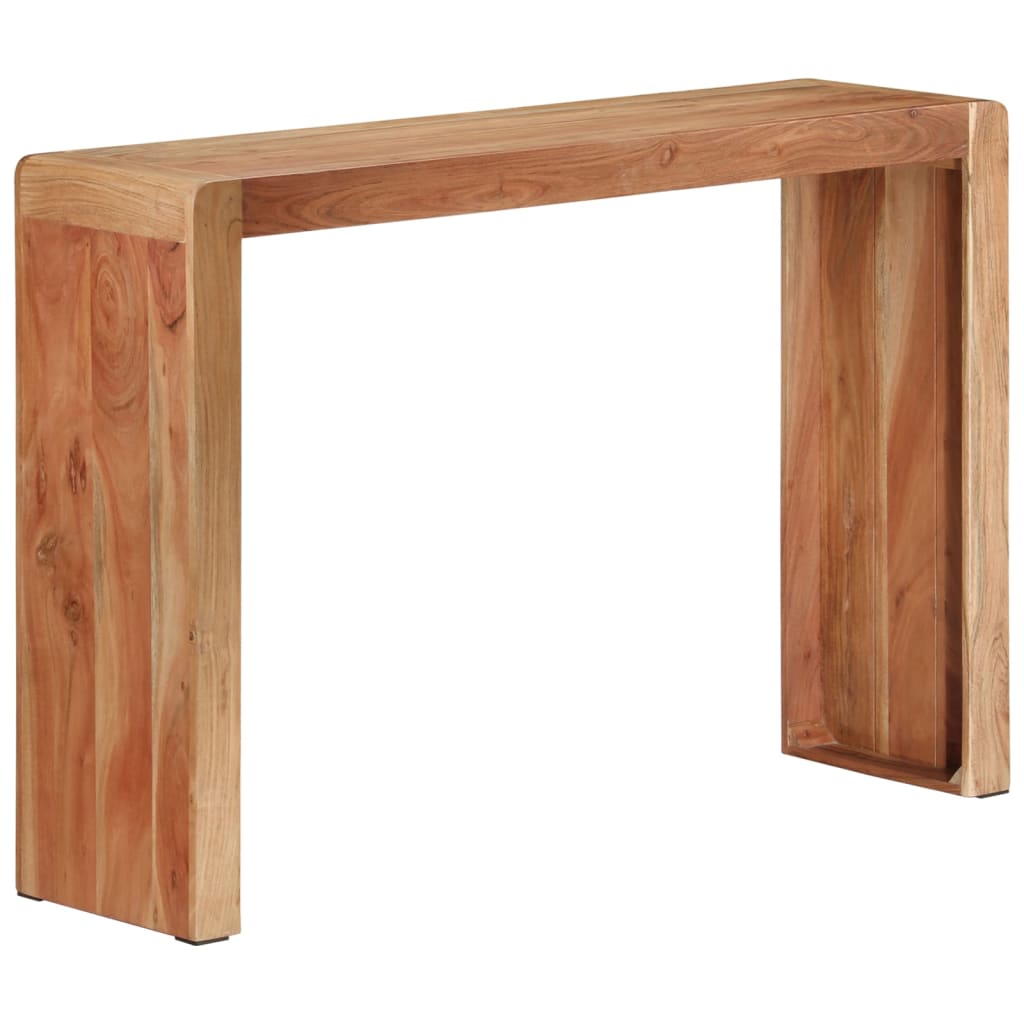 Tavolo Consolle 110x30x76 cm in Legno Massello di Acacia | homemem39
