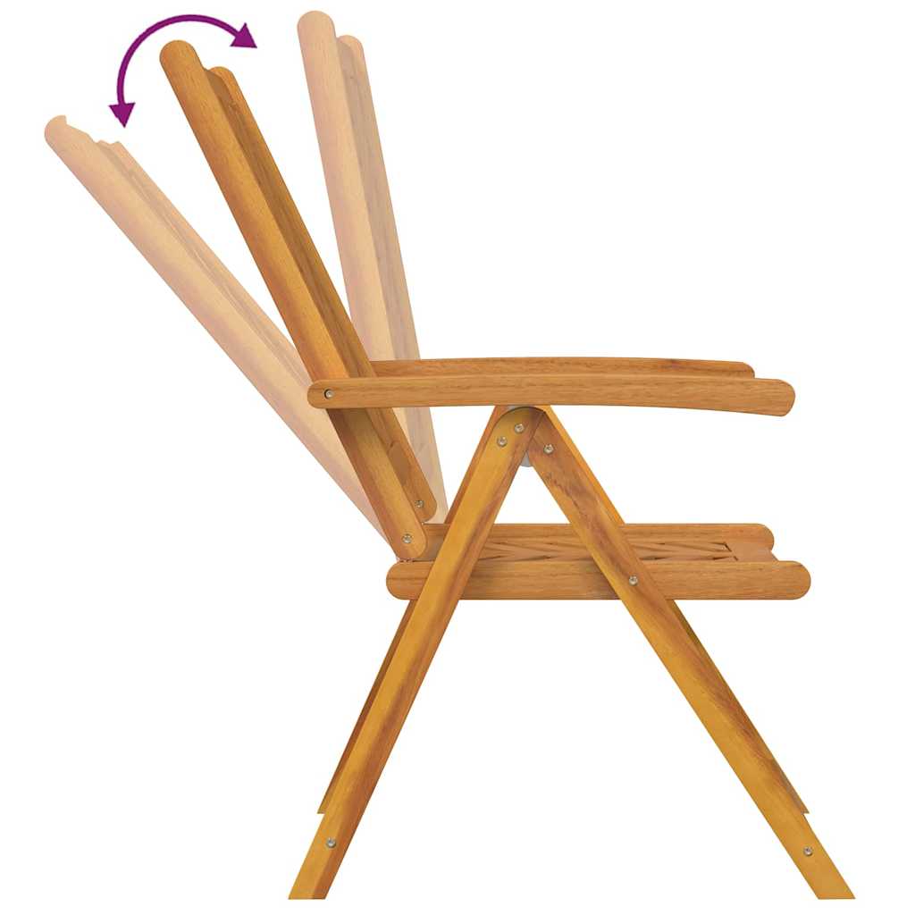 Set da Pranzo per Giardino 9 pz Marrone