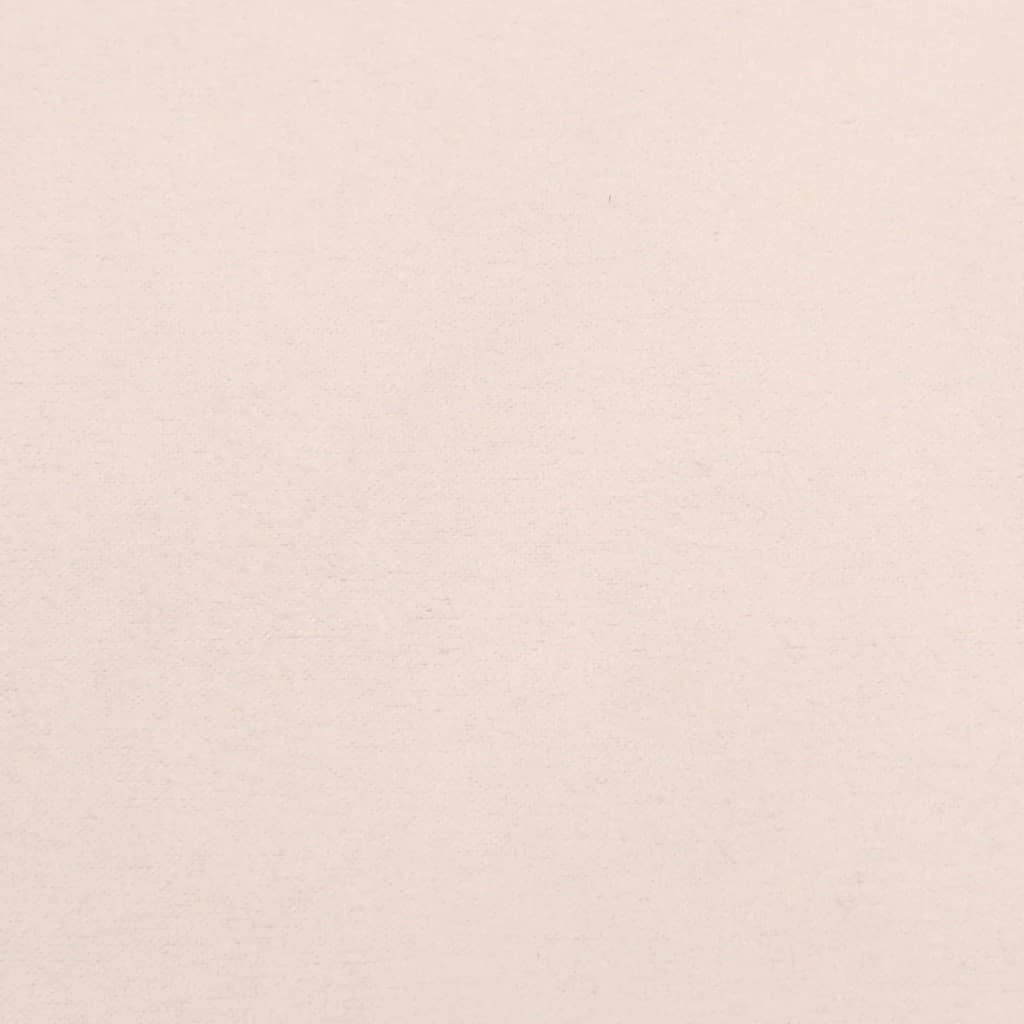 Poltrona Glider con Sgabello Rosa Chiaro in Tessuto - homemem39