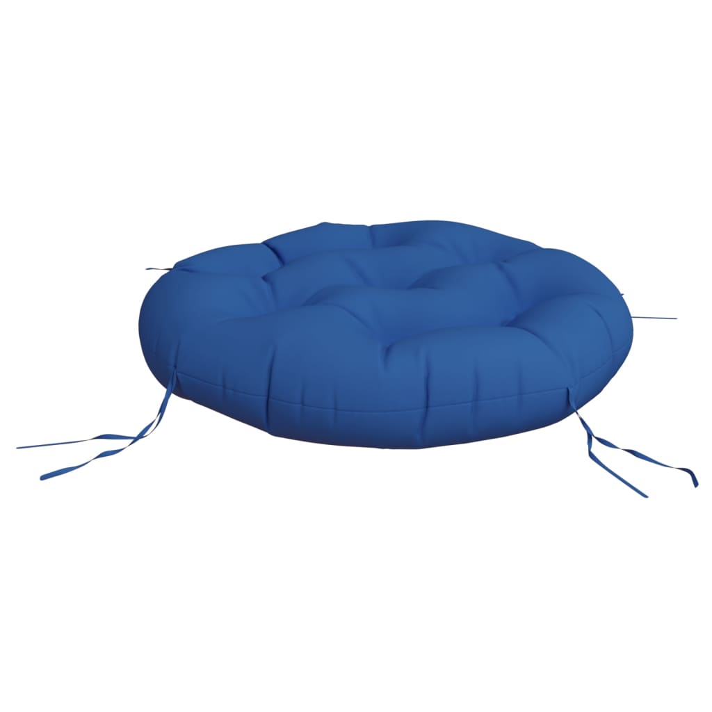 Cuscino Rotondo Blu Reale Ø in Tessuto Oxford