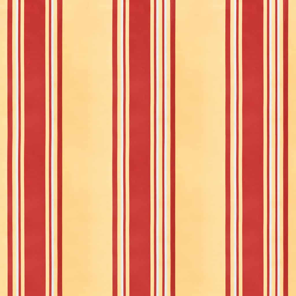 Tenda Retrattile Gialla e Bianca 3,5x2,5 m Tessuto e Alluminio - homemem39