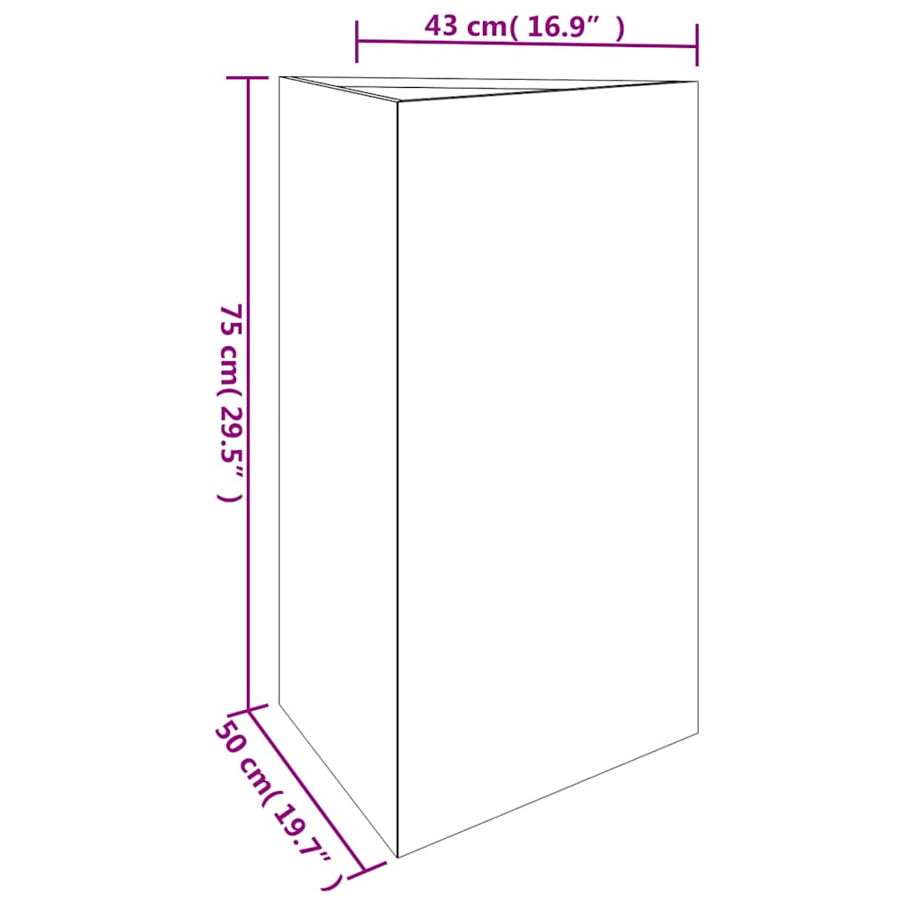 Fioriera da Giardino 50x43x75 cm in Acciaio Corten | homemem39