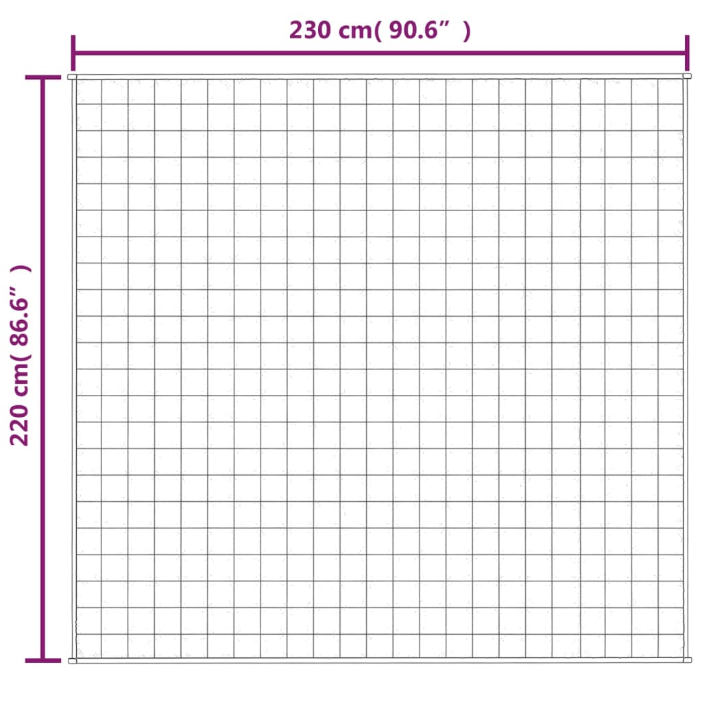 Coperta Ponderata Crema Chiaro 220x230 cm 15 kg Tessuto | homemem39