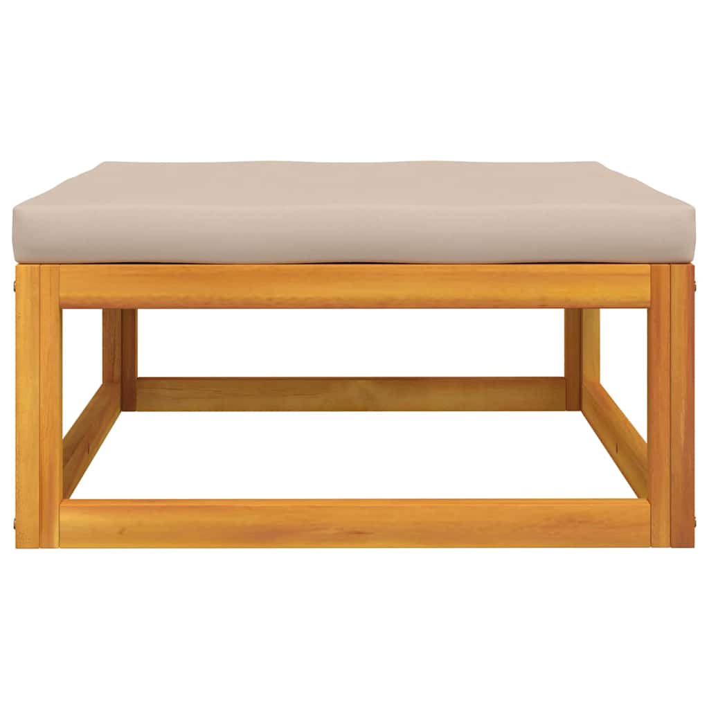 Set Mobili da Giardino 3pz con Cuscini Legno Massello di Acacia | homemem39
