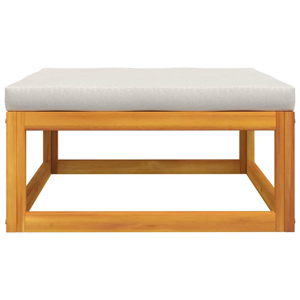 Set Mobili da Giardino 3pz con Cuscini Legno Massello di Acacia | homemem39