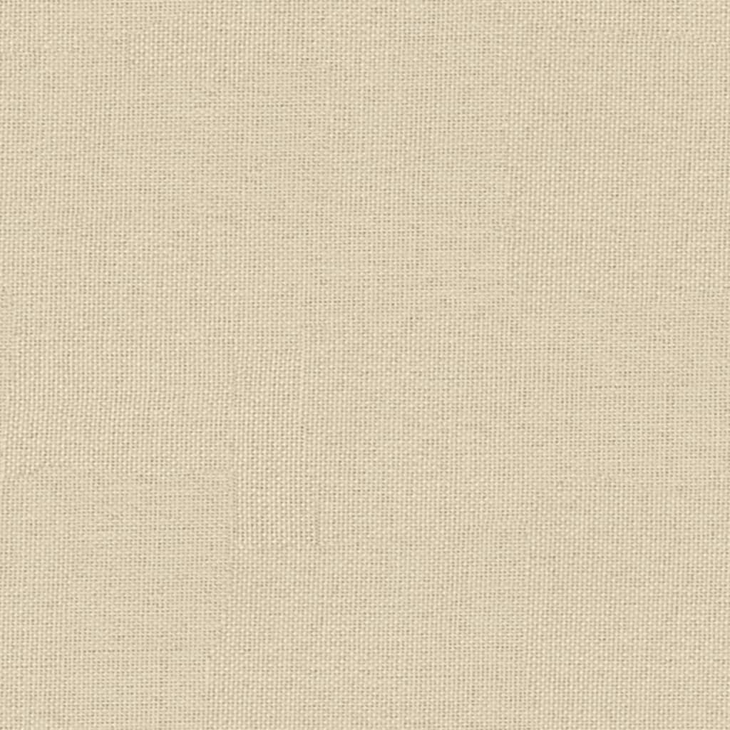 Divano Letto con Braccioli Crema in Tessuto | homemem39
