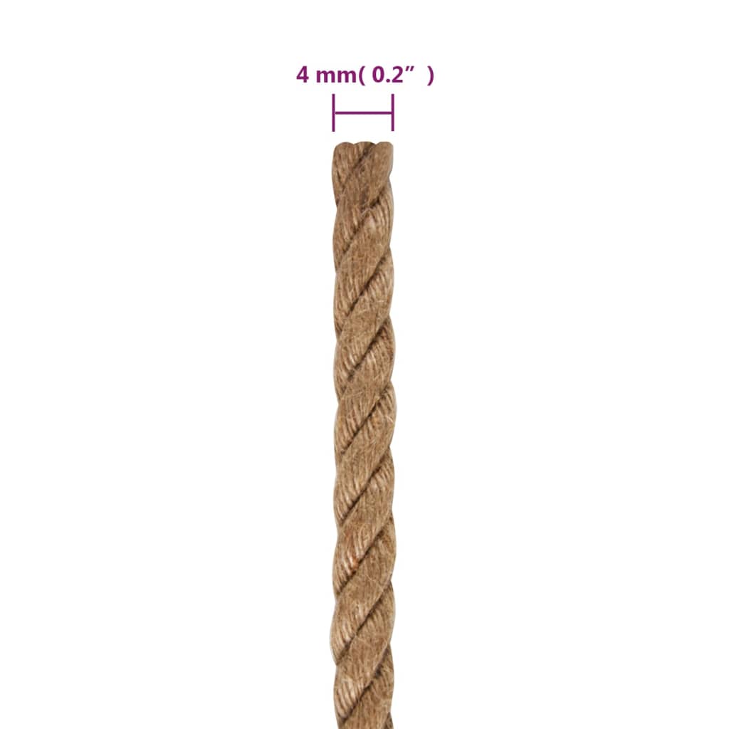 Corda in Juta Lunga 500 m Spessa 4 mm | homemem39