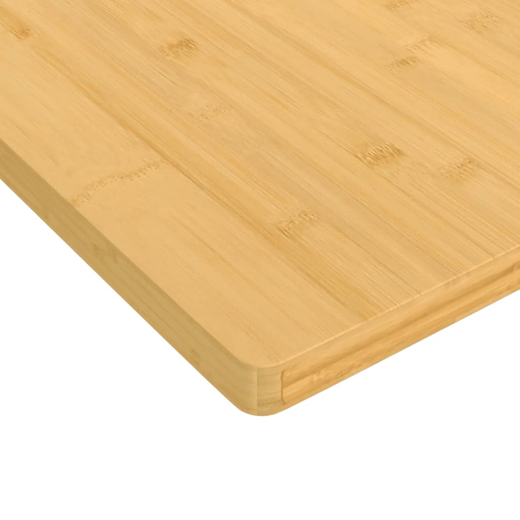 Piano del Tavolo 90x90x2,5 cm in Bambù | homemem39