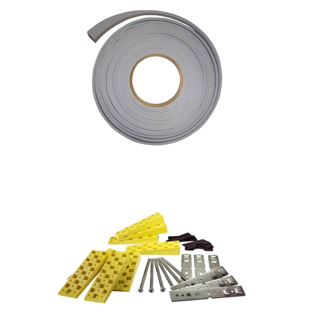 Porta Ingresso Antracite 100x210 cm in Alluminio e PVC | homemem39