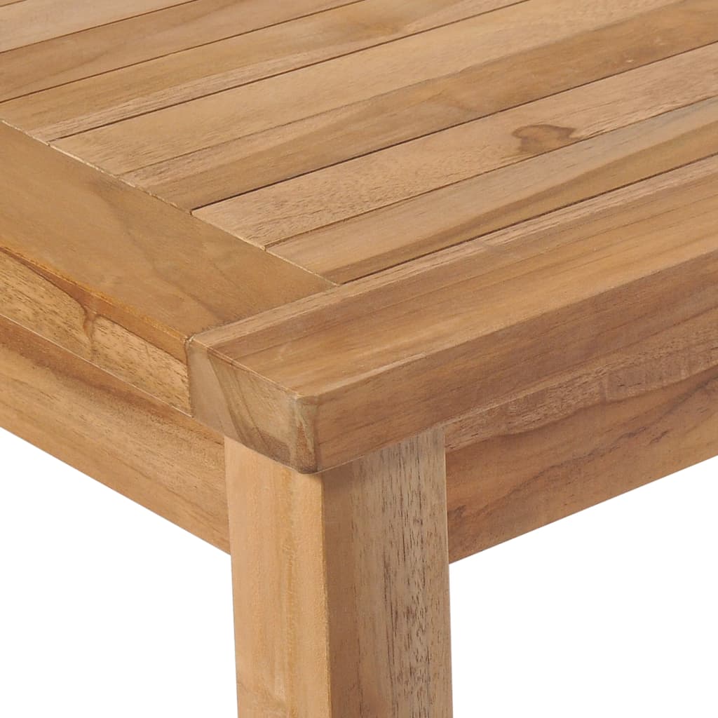 Set da Pranzo per Giardino 4 pz in Legno Massello di Teak | homemem39