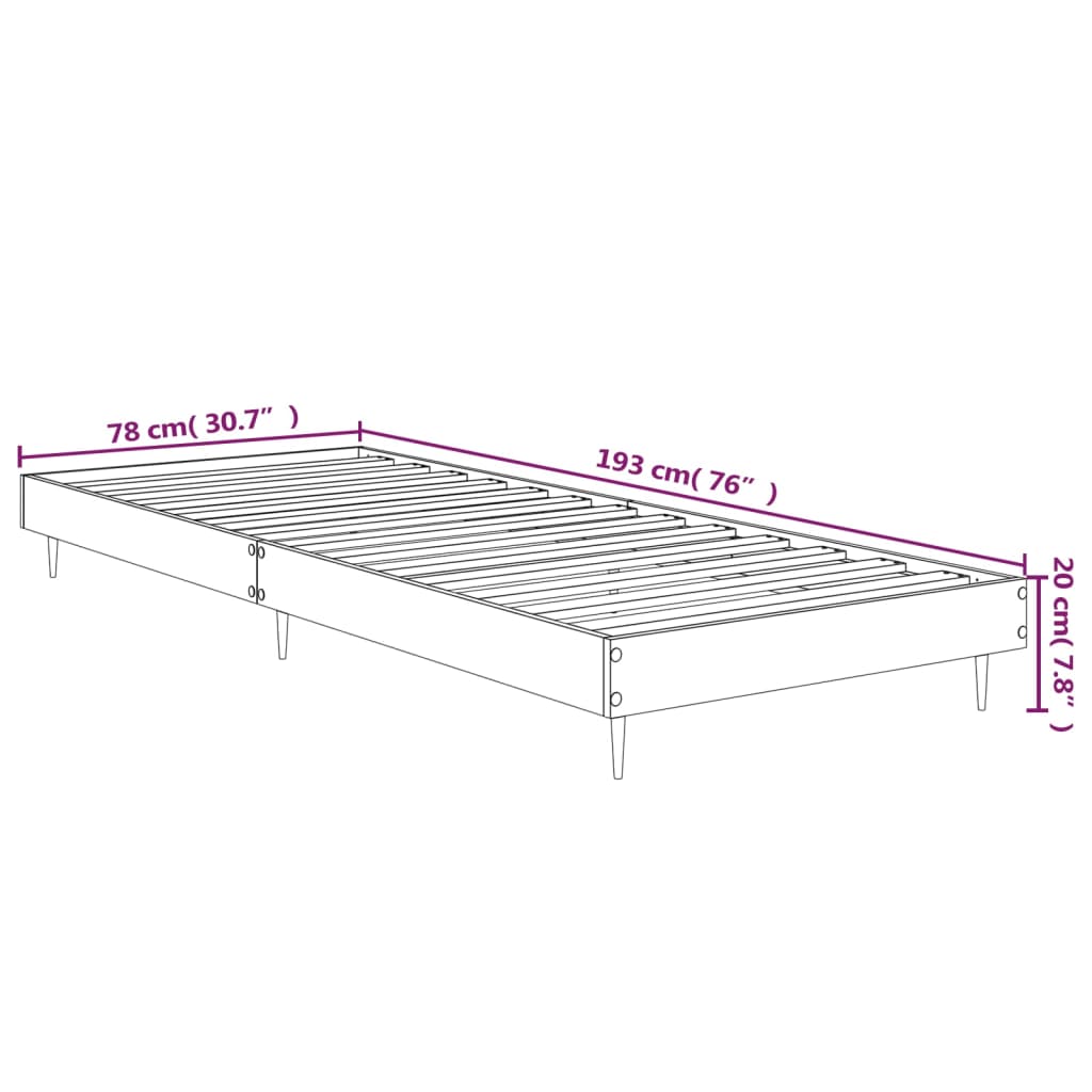 Giroletto Bianco Lucido 75x190 cm in Legno Multistrato