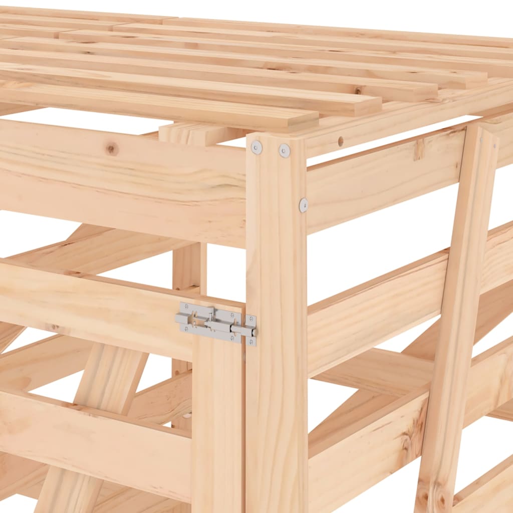 Copribidone Doppio in Legno Massello di Pino | homemem39