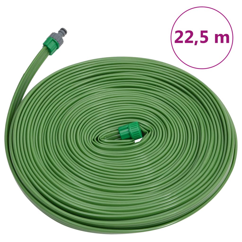 Tubo di Irrigazione 3 Tubi Verde 22,5 m PVC | homemem39