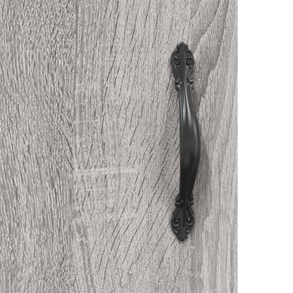 Credenza Grigio Sonoma 34,5x34x90 cm in Legno Multistrato | homemem39