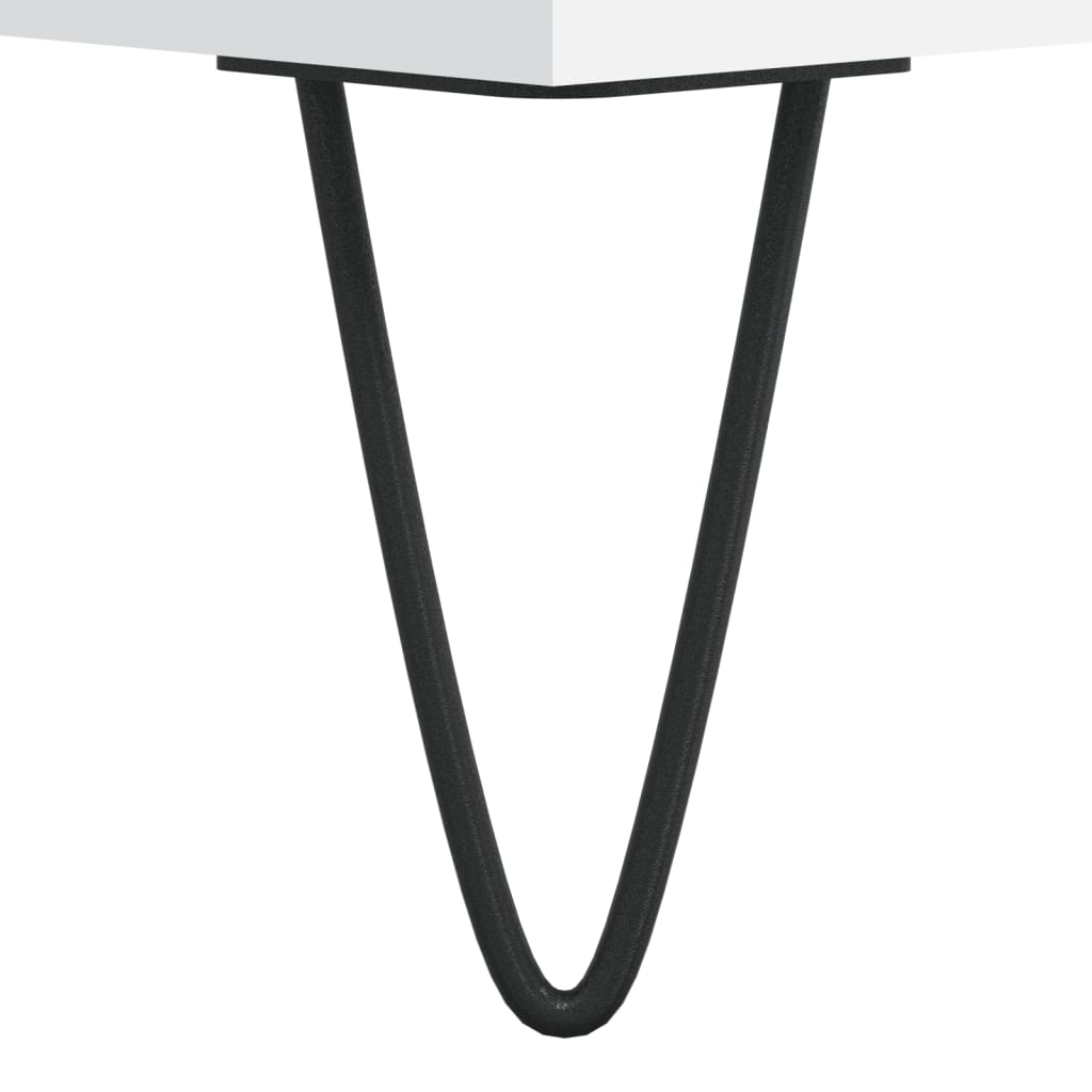 Credenza Bianca 40x35x70 cm in Legno Multistrato | homemem39
