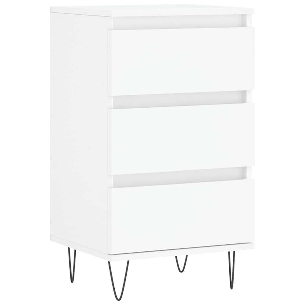 Credenza Bianca 40x35x70 cm in Legno Multistrato | homemem39