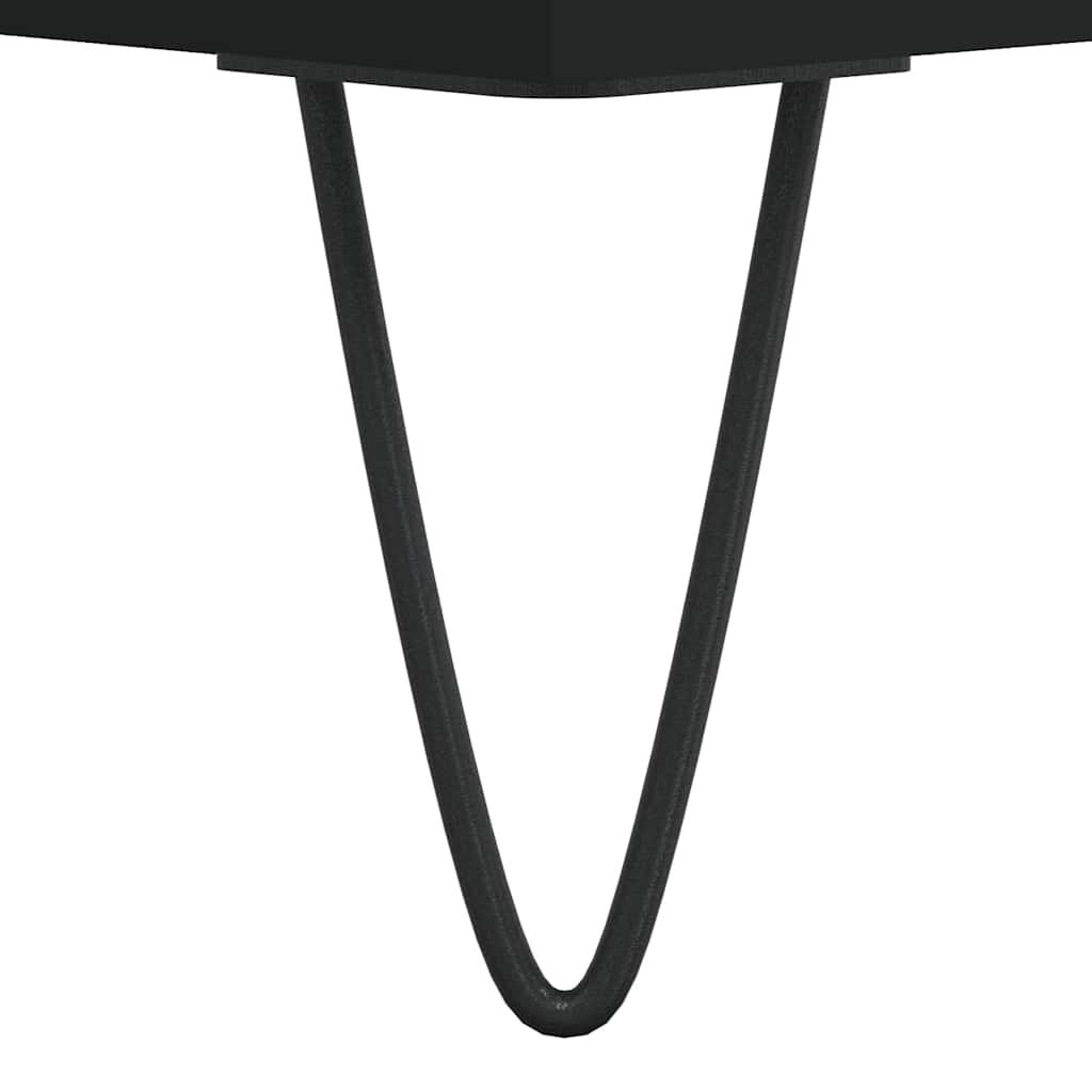 Mobile da Bagno Nero 80x33x60 cm in Legno Multistrato | homemem39