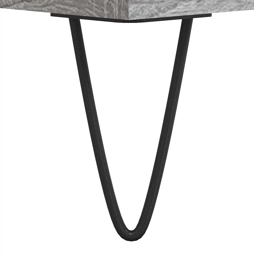 Mobile da Bagno Grigio Sonoma 80x33x60 cm in Legno Multistrato | homemem39