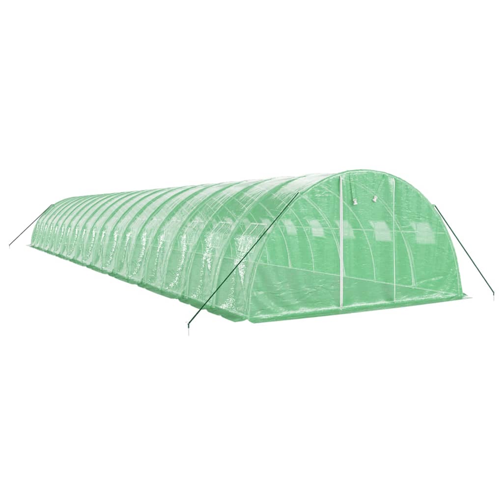 Serra con Telaio in Acciaio Verde 72 m² 18x4x2 m | homemem39