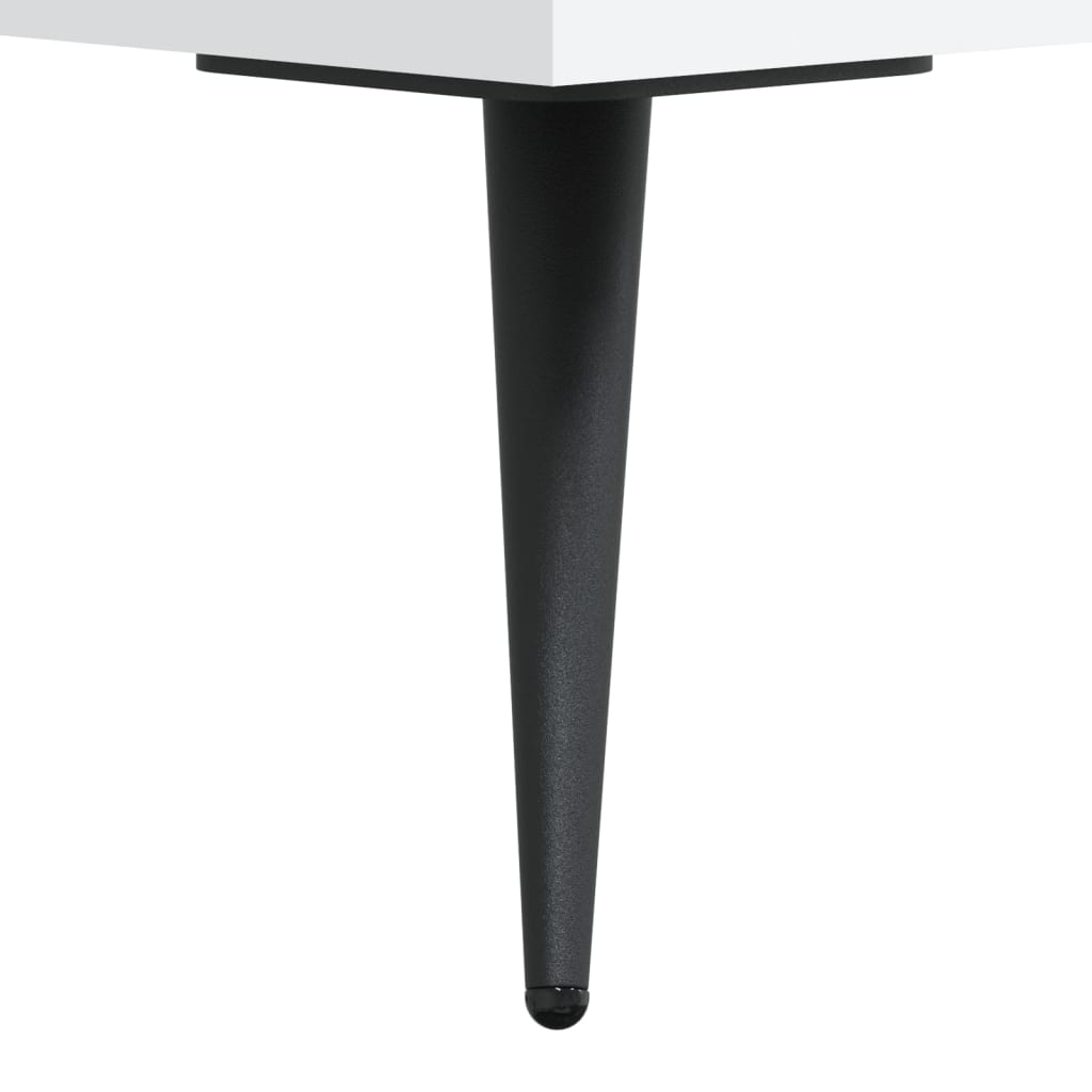 Comodini 2 pz Bianchi 40x35x47,5 cm in Legno Multistrato | homemem39