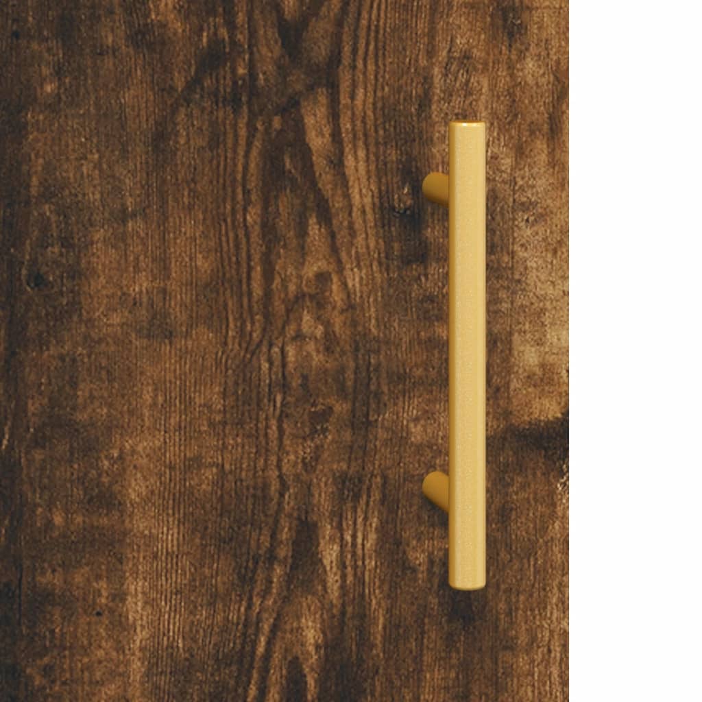 Mobile a Parete Rovere Fumo 69,5x34x90 cm in Legno Multistrato | homemem39