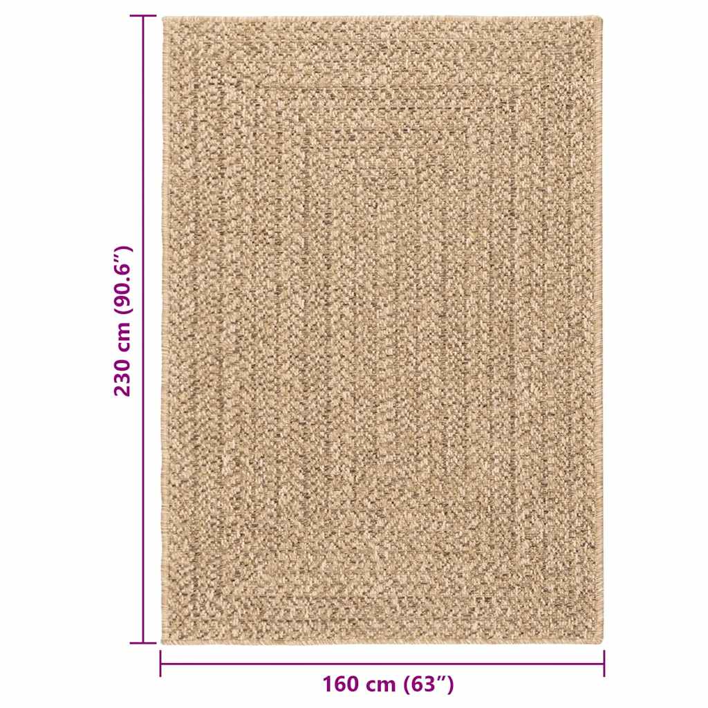 Tappeto ZIZUR 160x230 cm Aspetto Iuta per Interni ed Esterni | homemem39