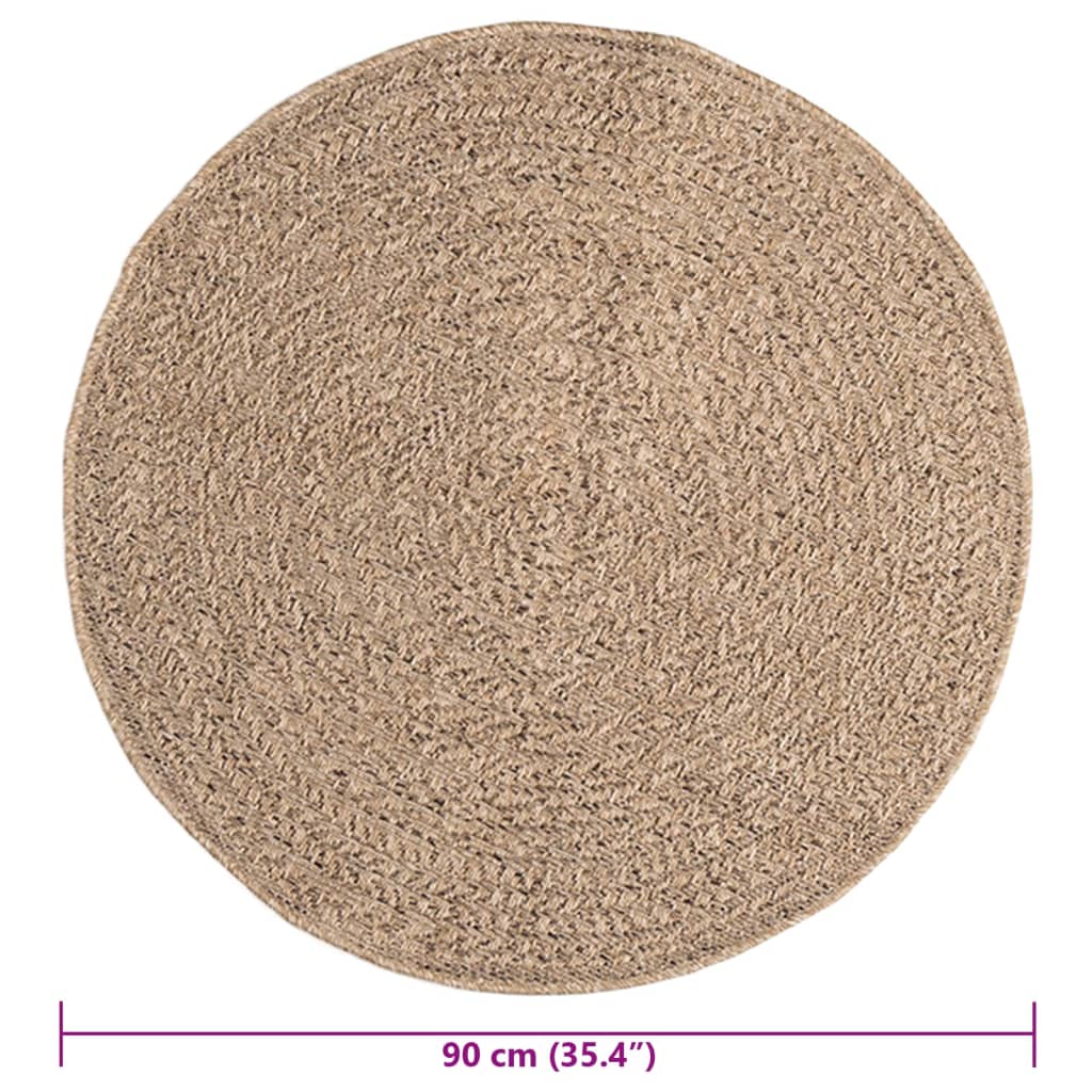 Tappeto ZIZUR 90 cm Aspetto Iuta per Interni ed Esterni | homemem39