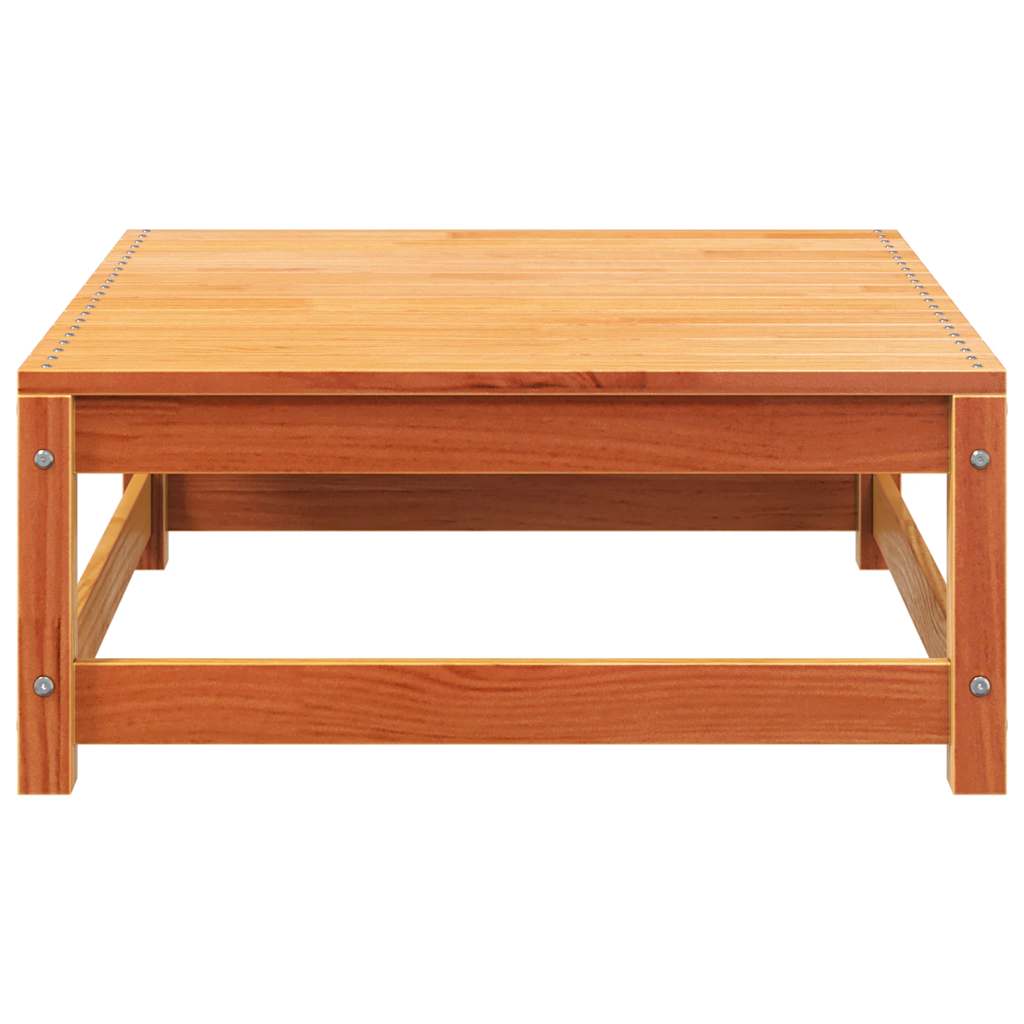 Divano da Giardino Senza Braccioli con Cuscini e Poggiapiedi