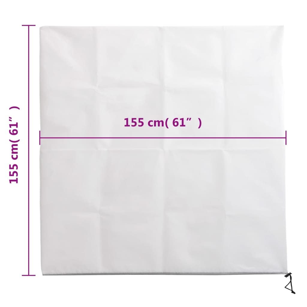 Coperture con Cerniera per Piante 4pz 70 g/m² 1,55x1,55 m | homemem39