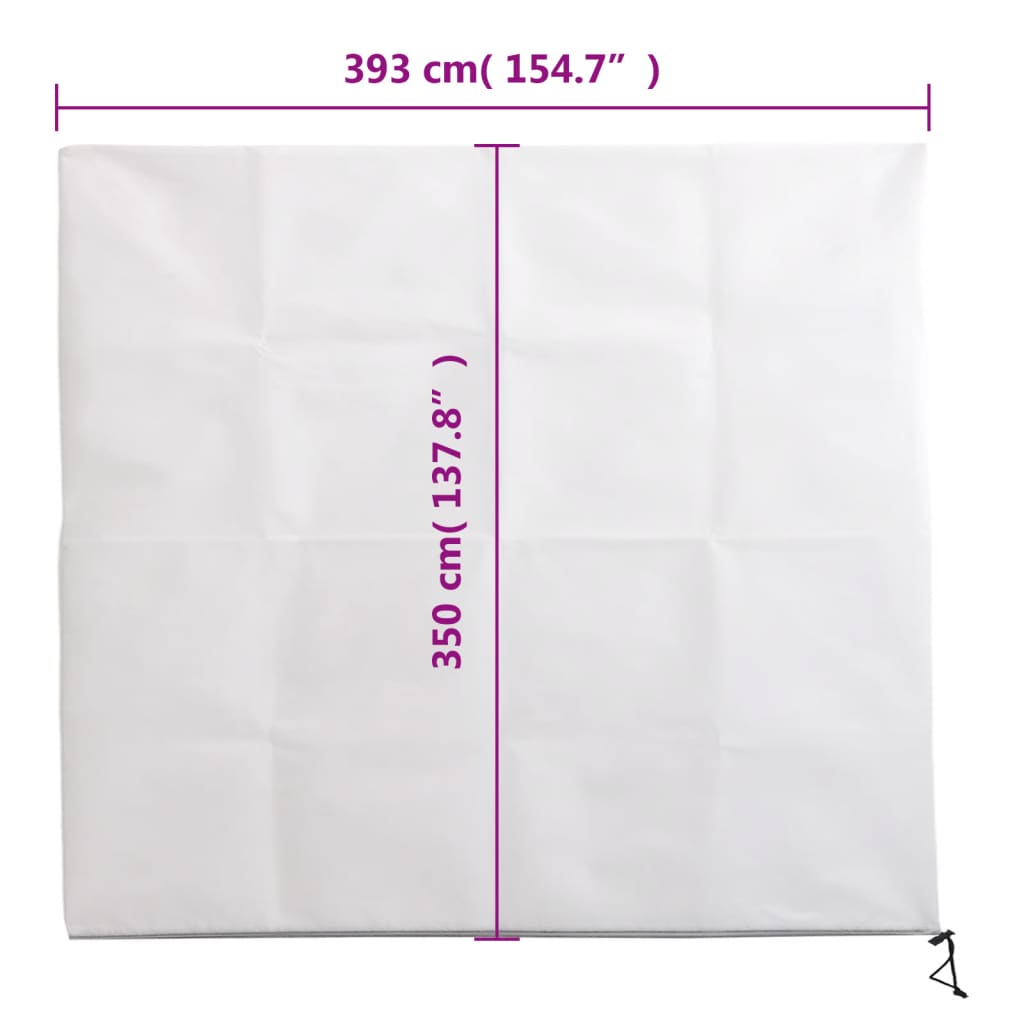 Coperture con Cerniera per Piante 2pz 70 g/m² 3,93x3,5 m | homemem39