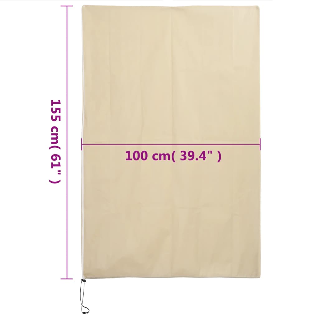 Coperture con Cerniera per Piante 10pz 70 g/m² 1x1,55 m | homemem39