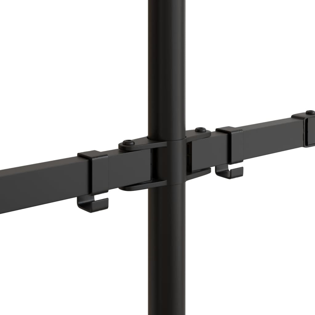 Supporto per Monitor in Acciaio Nero VESA 75/100 mm | homemem39