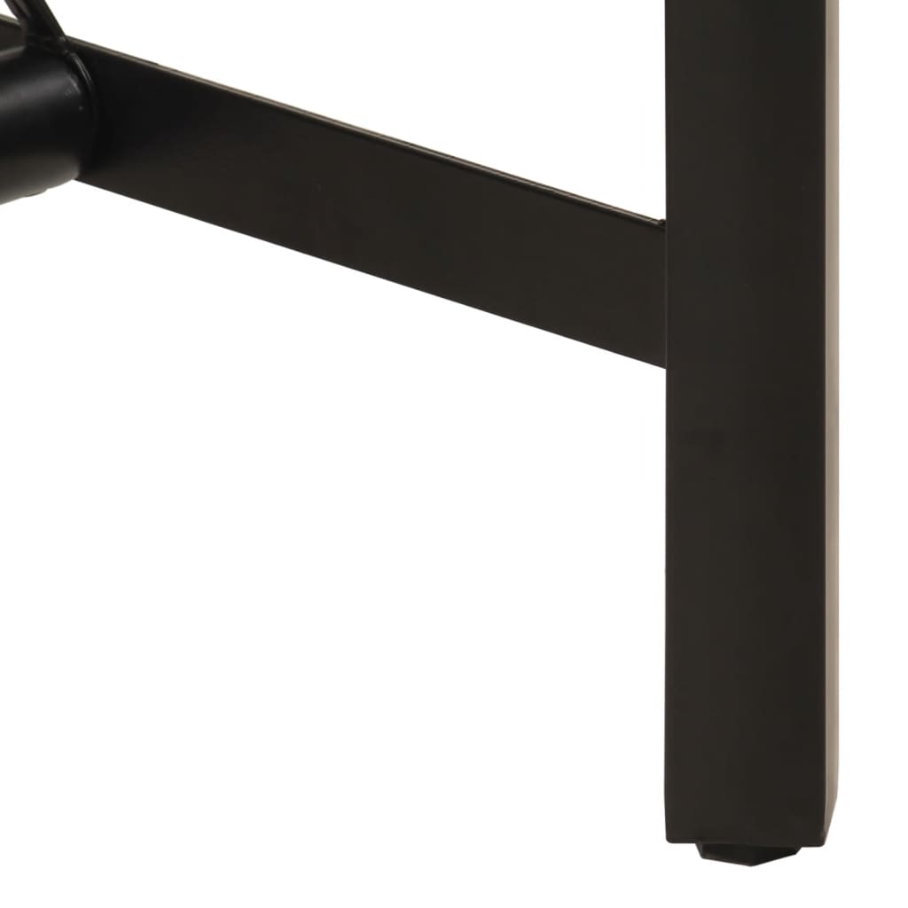 Tavolino da Bar 180x70x107 cm Legno Massello di Acacia e Ferro | homemem39
