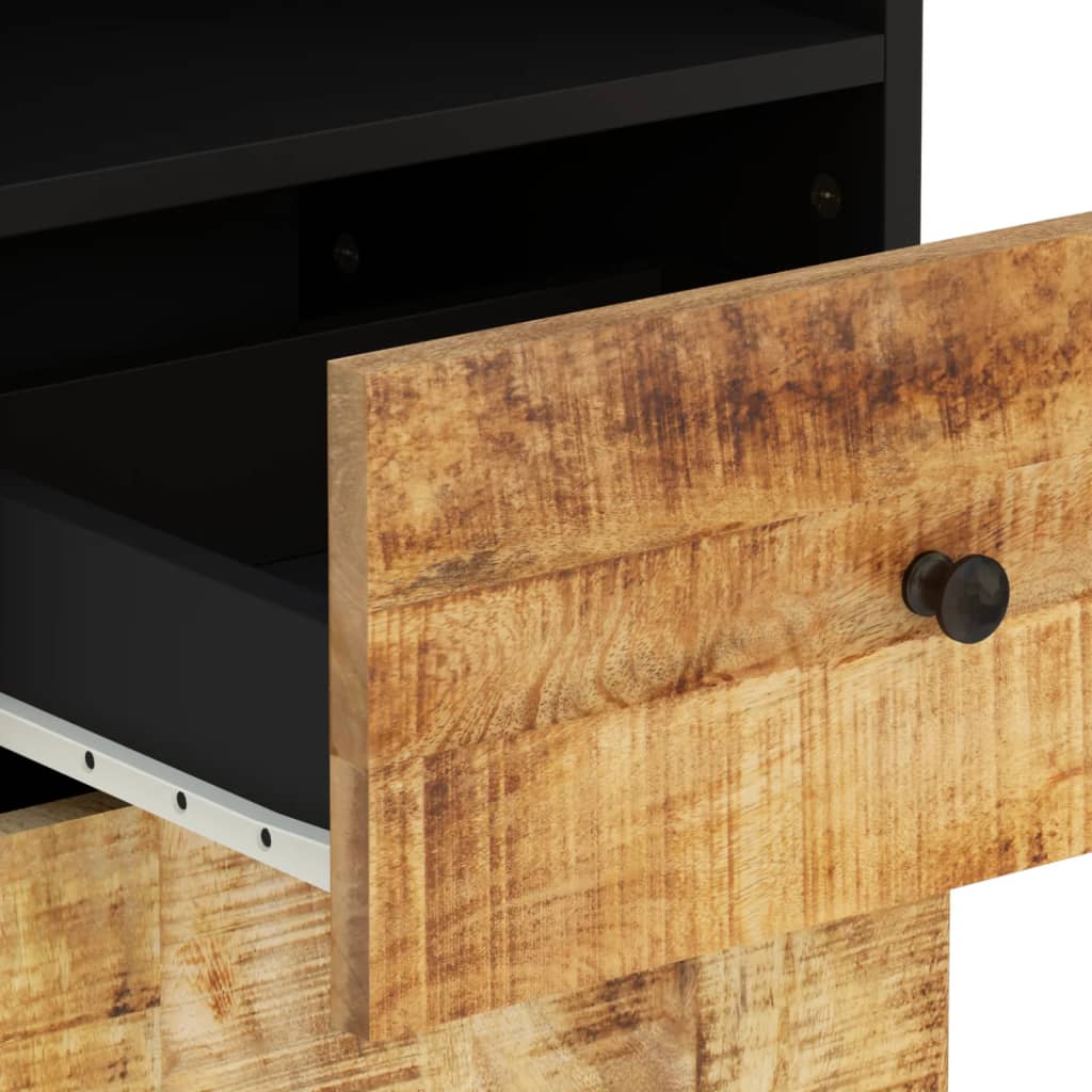 Set Mobili da Bagno 4 pz in Legno Massello di Mango | homemem39