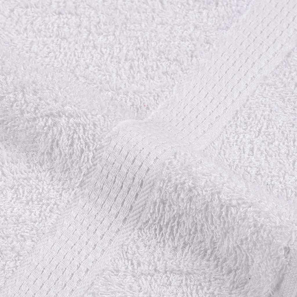 Asciugamani Ospiti 10 pz Bianco 30x50 cm 360 g/m² 100% Cotone - homemem39