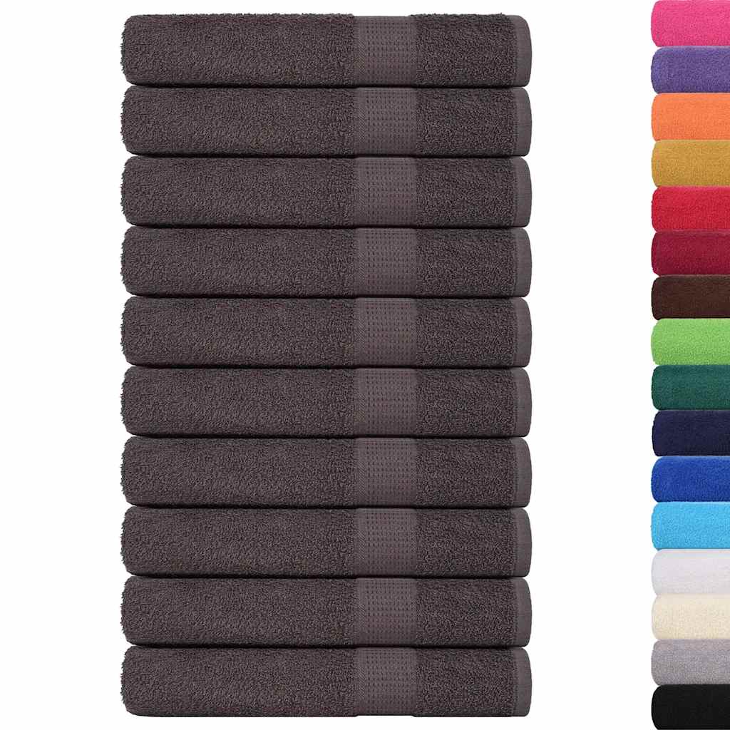 Asciugamani FROGN 10 pz Antracite 100x200 cm 360 g/m² | homemem39