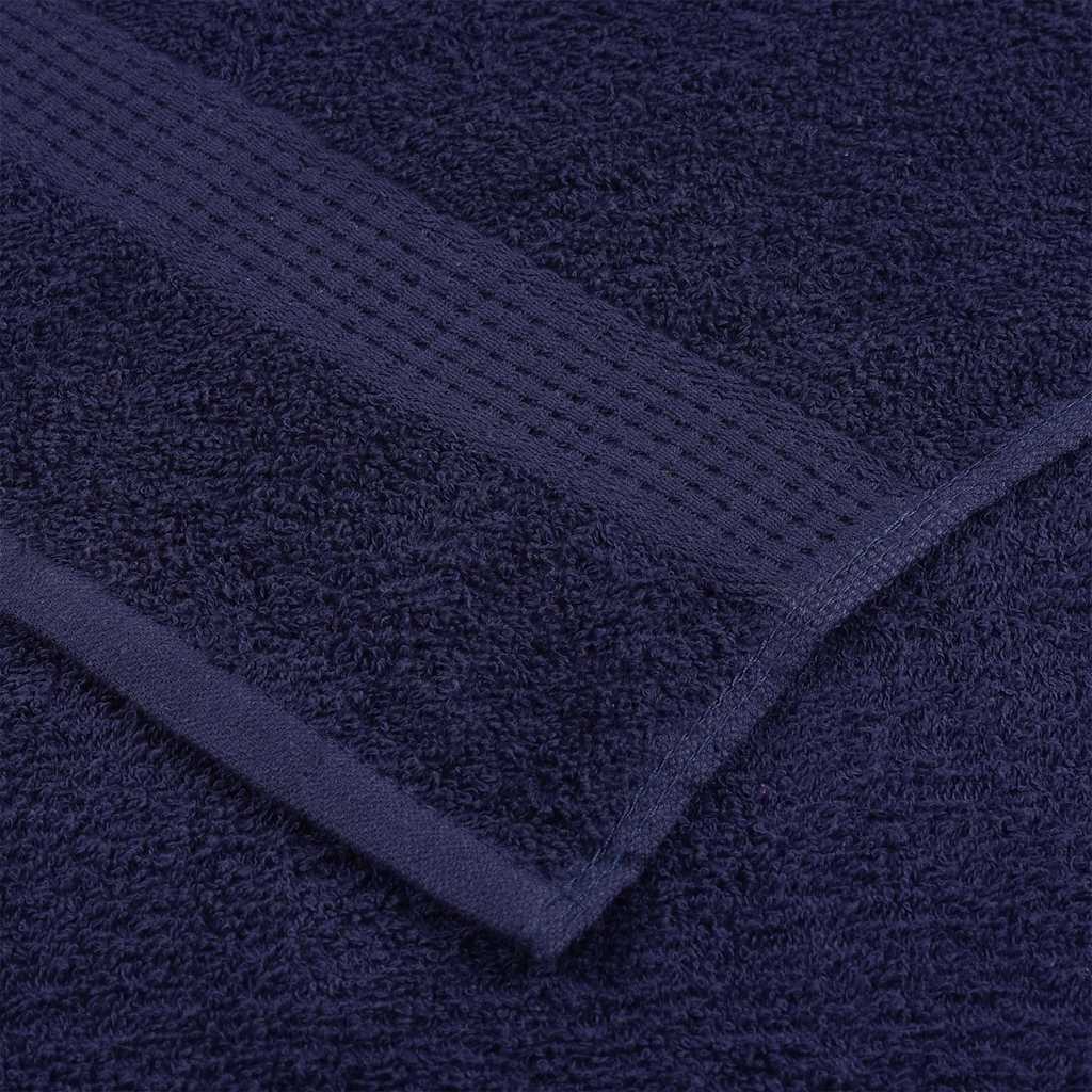 Asciugamani FROGN 10 pz Blu Navy 100x200 cm 360 g/m² | homemem39