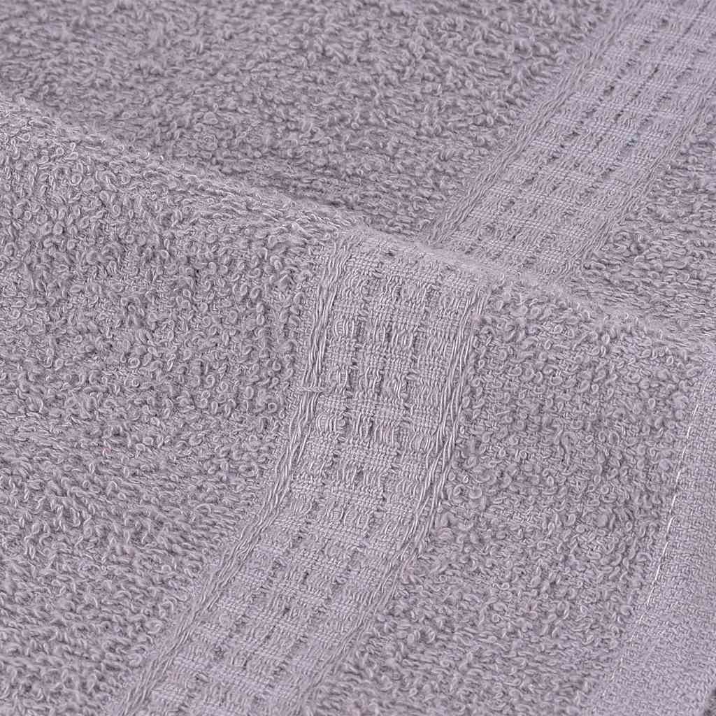 Asciugamani Ospiti 10 pz Grigio 30x50 cm 360 g/m² 100% Cotone - homemem39