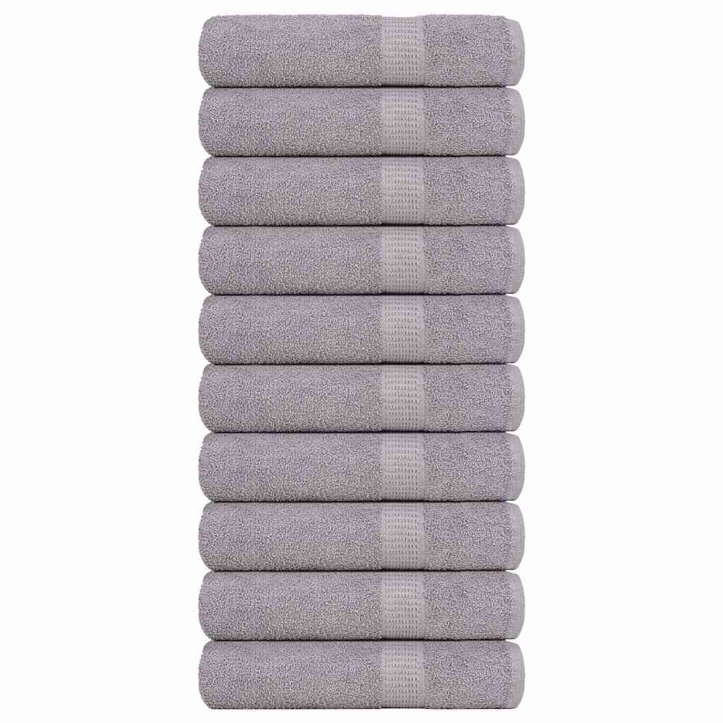 Asciugamani da bagno FROGN 10 pz Grigio 100x150 cm 360 g/m²